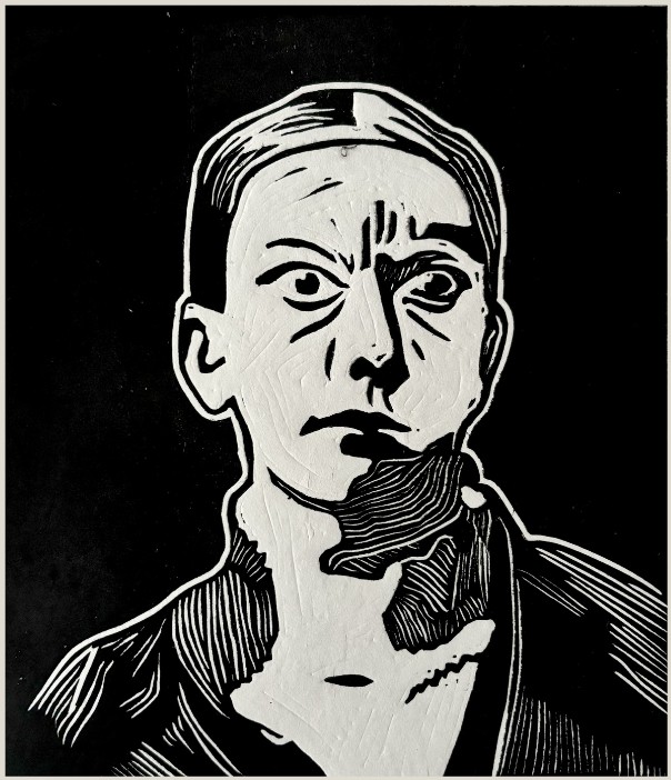 Garganta II, Linograbado