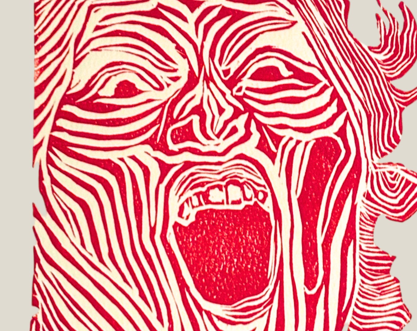 Detalle de linograbado de Belén Jure