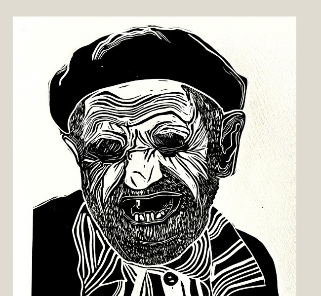 Jugueteos I, Linograbado