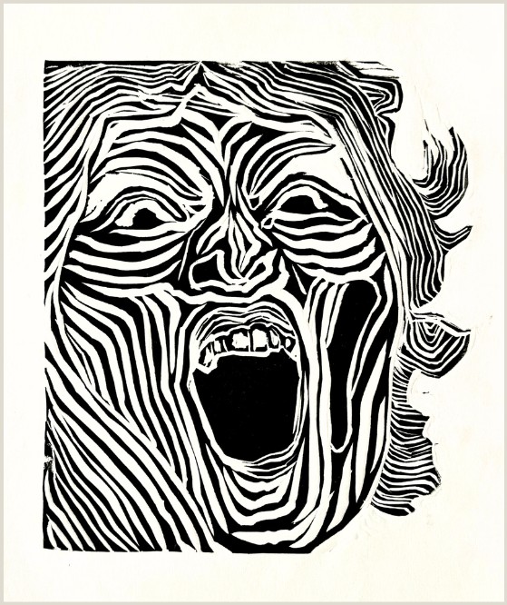 Oni I, Linograbado