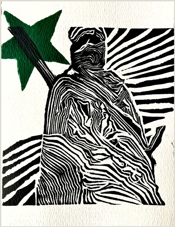 Permanencia II, Linograbado